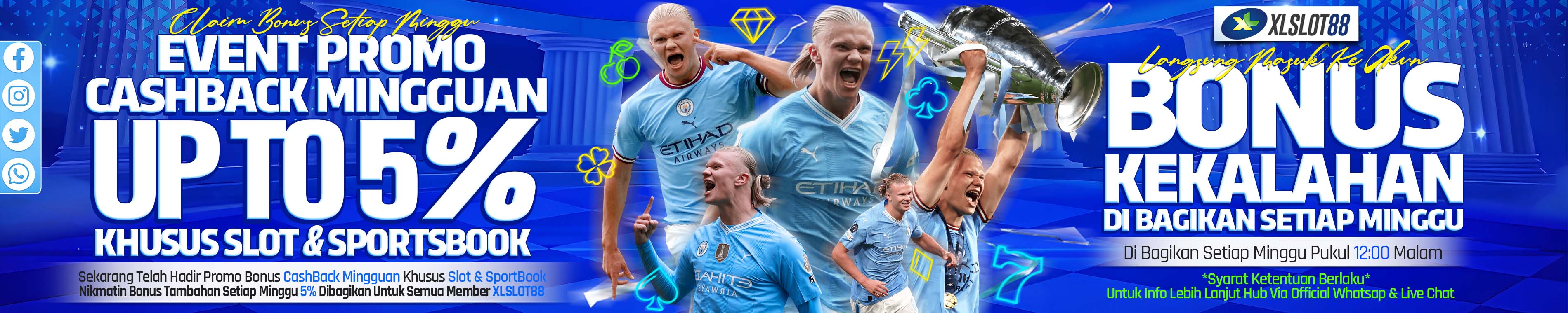CASHBACK MINGGUAN 5%